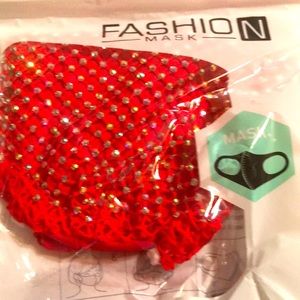 Mask Mesh Rhinestones